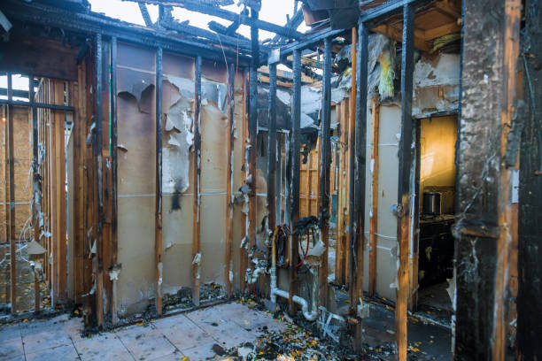 Professional Fire Damage Repair technician working in Bartlett, TX